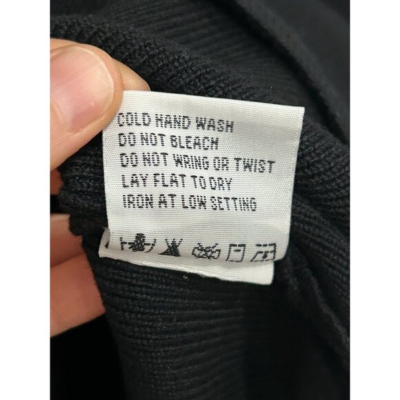 Pamela McCoy Black Embellished Long Sleeve Cardigan Sweater With Rhinestone Deta - Picture 8 of 10